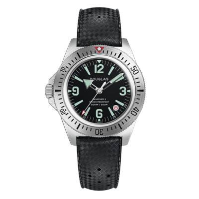 Montre de Plongée Skindiver II Professionnal - Lum Vert & Cadran Noir - Wolbrook