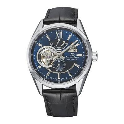 Mechanical Contemporary Leather Strap Watch RE-AV0005L00B - Orient Star