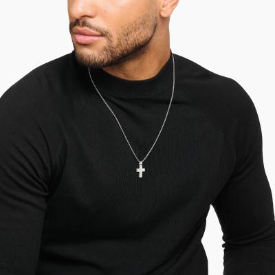 925 Sterling Silver Rebel Cross Pendant - PE980-001-21 - Thomas Sabo