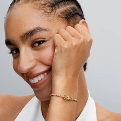 Gold Handwritten Love Charm - Pandora