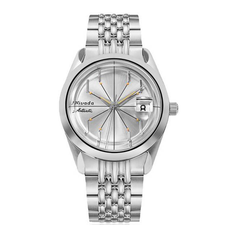 Antarctic Spider Silver Watch 32023A04 - Nivada Grenchen