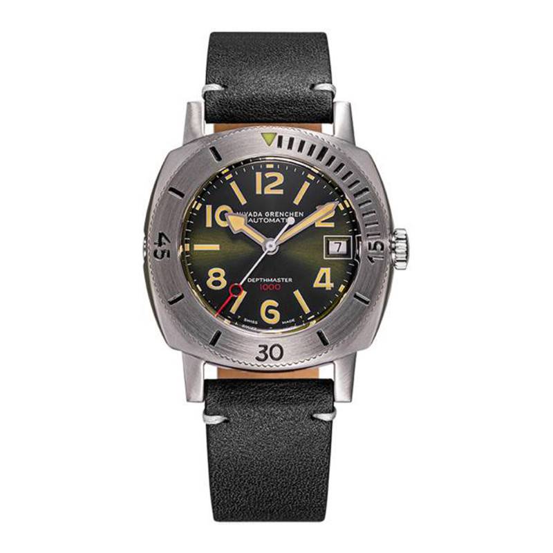 Numerals Date-Depthmaster Watch 14103A - Nivada Grenchen