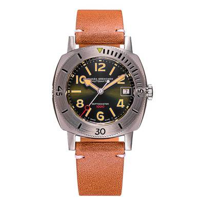 Numerals Date-Depthmaster Watch 14103A - Nivada Grenchen