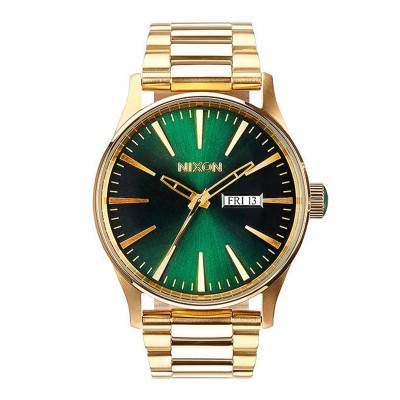Montre The Sentry SS Gold/Green Sunray A356-1919 - NIXON