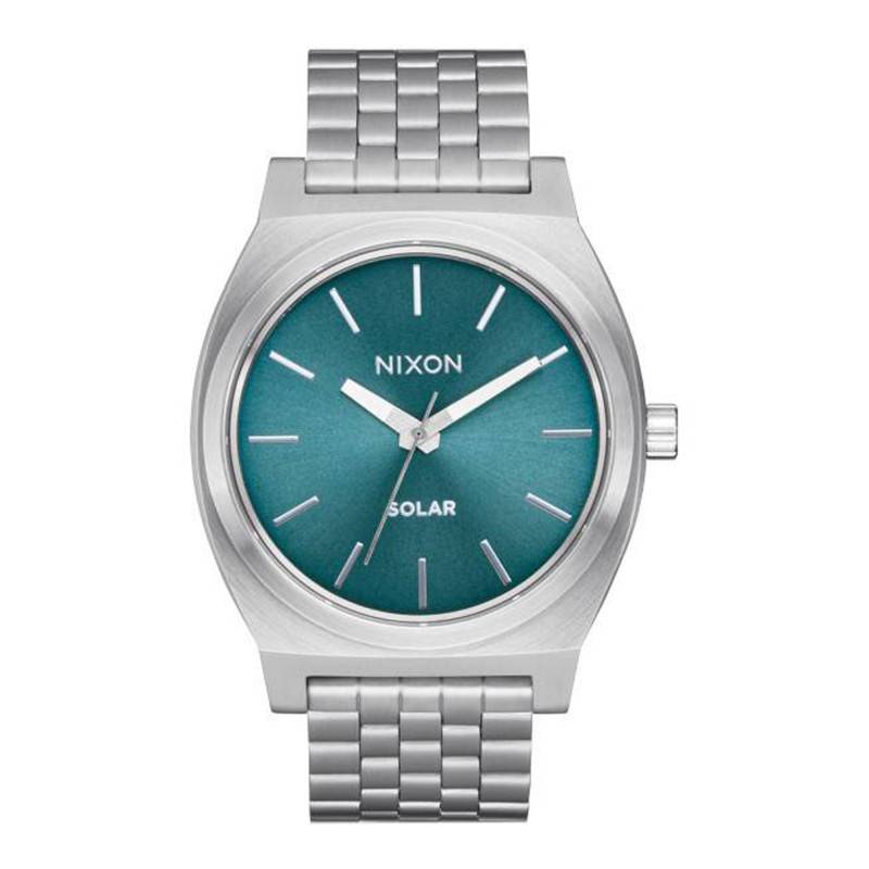 Time Teller Solar Silver / Dusty Blue Sunray Watch A1369 5161-00 - NIXON