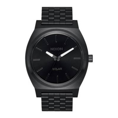 Time Teller Solar All Black / White Watch A1369 756-00 - NIXON