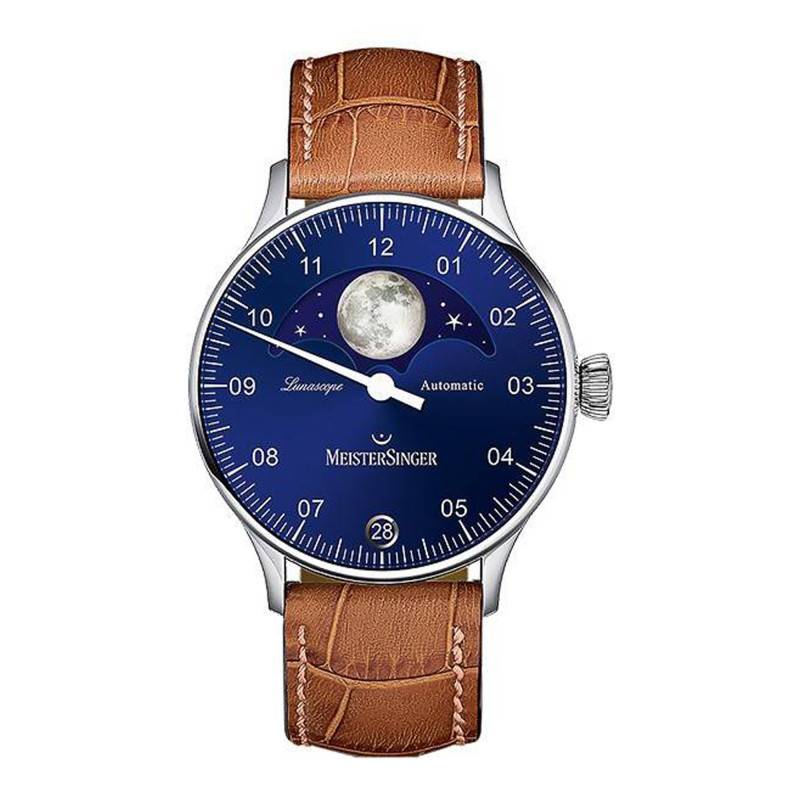 MeisterSinger Lunascope Mono Aiguille Watch LS908 - MeisterSinger