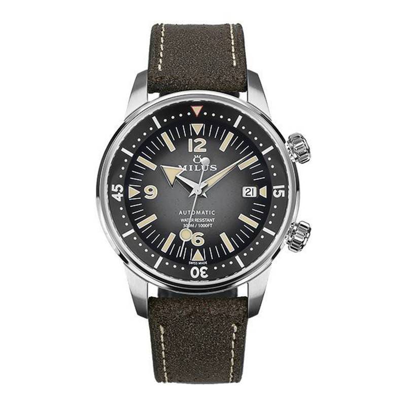 Archimèdes Gravel Black MIH.01.001 Watch - Milus