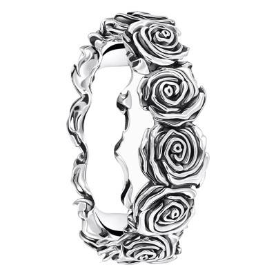 925 Sterling Silver Midnight Rose Ring - TR2488-637-21 - Thomas Sabo