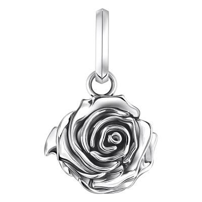 925 Sterling Silver Midnight Rose Pendant - PE982-637-21 - Thomas Sabo