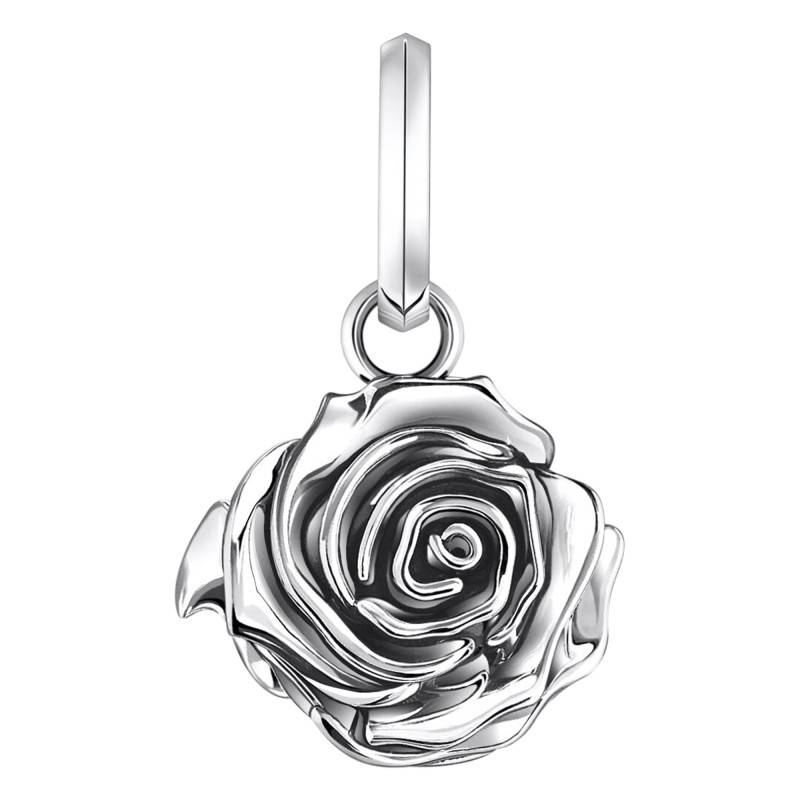 925 Sterling Silver Midnight Rose Pendant - PE982-637-21 - Thomas Sabo