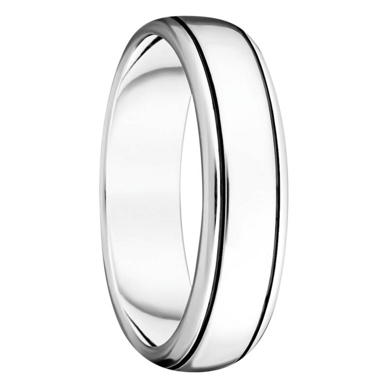 925 Silver Grooved Rebel Ring TR2503-637-21 - Thomas Sabo