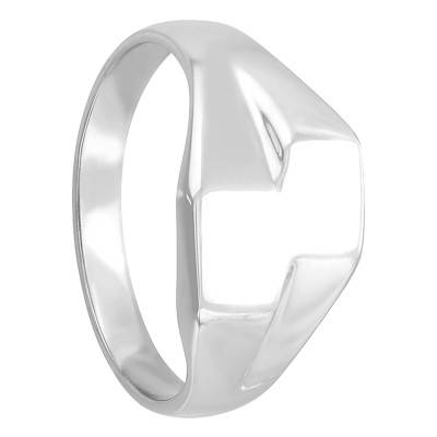750/1000 White Gold Double Head Signet Ring - Imperium