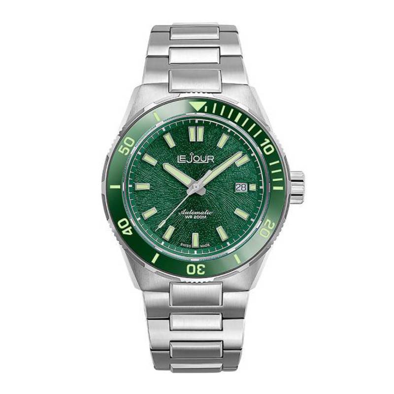 Green Coral Diver Watch LJ-CD-004 Le Jour - Le Jour