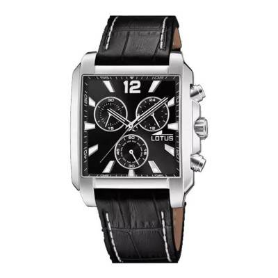 Montre Chrono Noire 18851/4 - Lotus