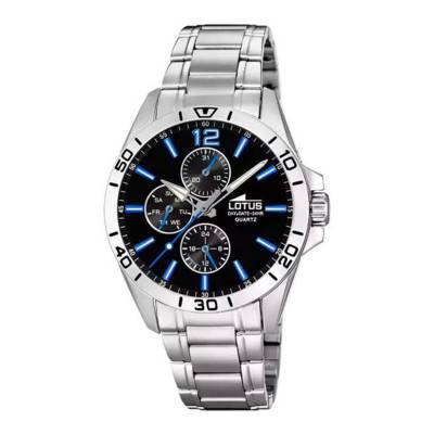 Black Multifunction Watch 18812/4 - Lotus