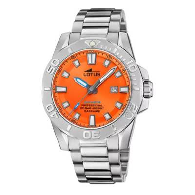 Montre Diver Orange 18926/3 - Lotus