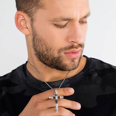 Blackened Silver Box Chain, Length 45 cm to 90 cm, Width 2 mm - Thomas Sabo