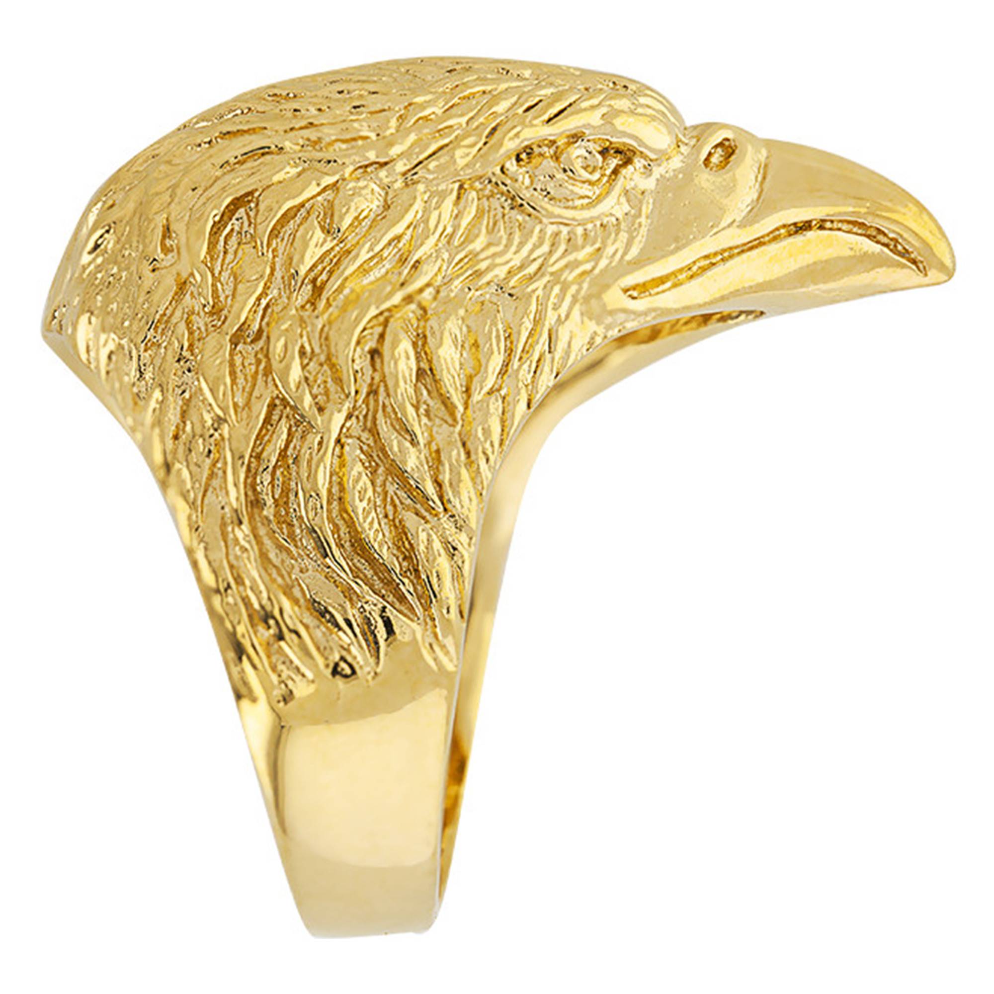 Bague Chevaliere Homme Aigle Chevalière Aigle Royal, Or Jaune