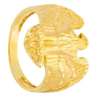 750/1000 Yellow Gold Eagle Signet Ring - Imperium