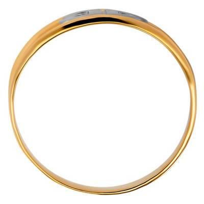 Imperium Yellow and White 750/1000 Gold Ceinturon Monogram Signet Ring - Imperium