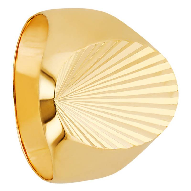 750 Yellow Gold Grande Lumière Signet Ring, 13 x 17 mm - Imperium