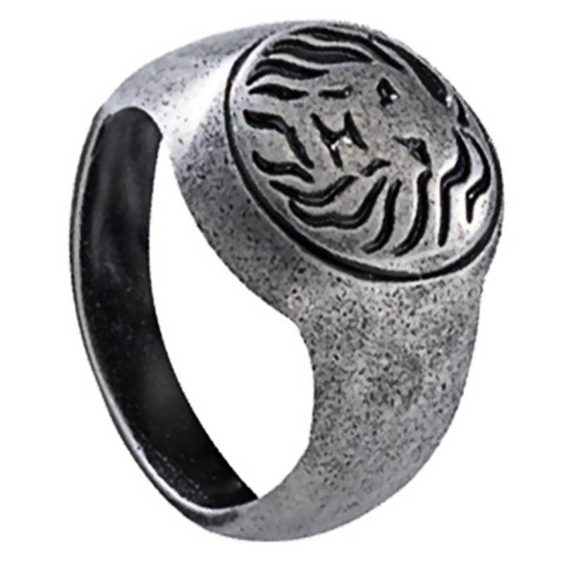 Nobile Steel Lion Head Signet Ring - Size 61 - SAKB22021 - Morellato