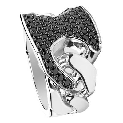 925 Sterling Silver & Natural Stone Cosmopolitan Luxury Signet Ring - ESA045 - Zancan