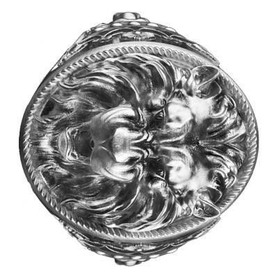 925 Silver Lion Band Ring - EXA197 - Zancan