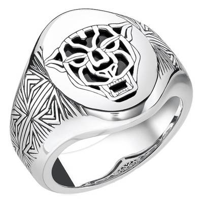 Black Cat Ring - TR2273-698-11 - Thomas Sabo