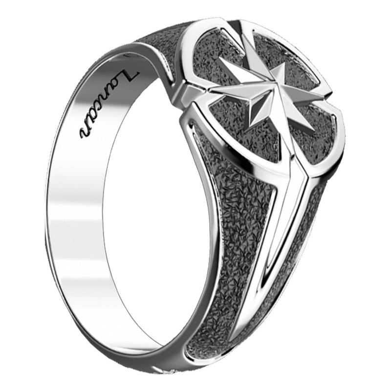 925 Silver Compass Rose Cosmopolitan Ring - EXA175 - Zancan