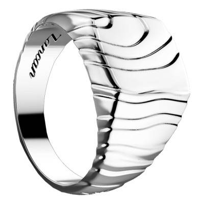 Chevalière Cosmopolitan en Argent EXA167 - Zancan