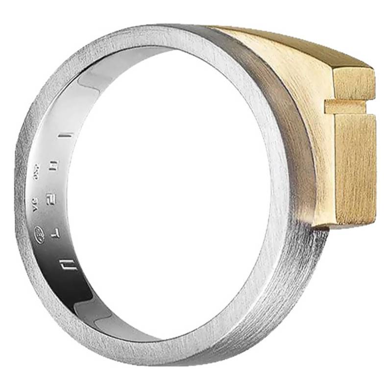 925 Silver & Vermeil Signet Ring - UNITY - Ursul