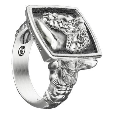 925 Silver Adonis Band Ring - EXA194 - Zancan