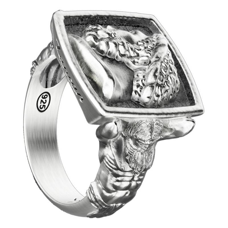 925 Silver Adonis Band Ring - EXA194 - Zancan