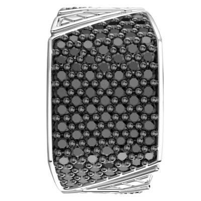 925 Sterling Silver & Natural Stone Cosmopolitan Luxury Signet Ring - ESA046 - Zancan