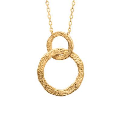 Jeanne Gold-Plated Necklace, Length 45 cm - Ana & Cha