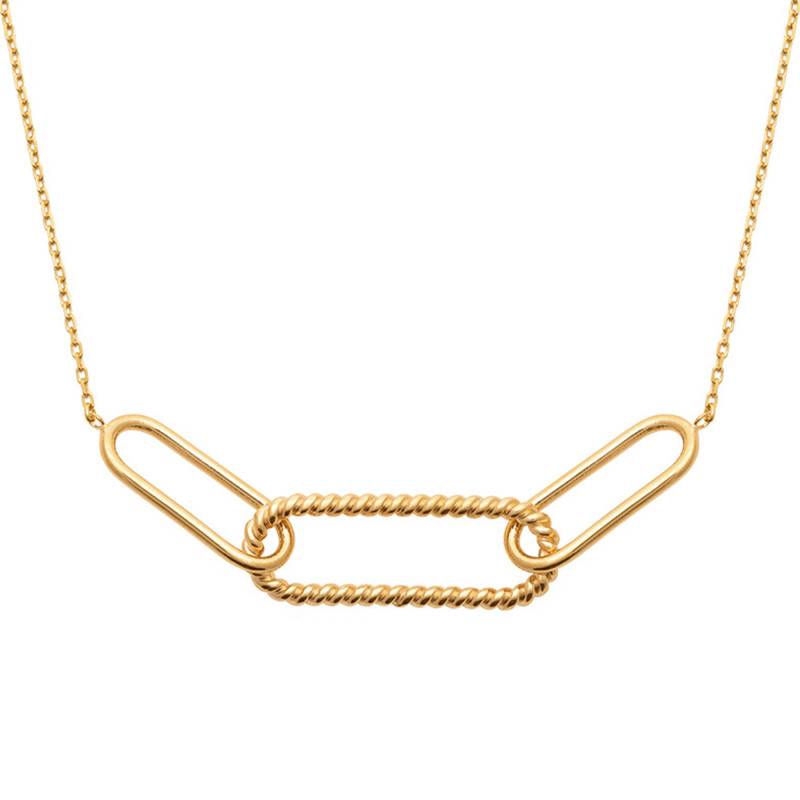 Marina Gold-Plated Chain Necklace, Length 45 cm - Ana & Cha