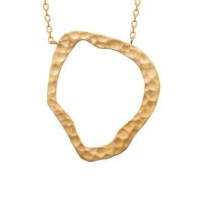 Azelie 750 Yellow Gold-Plated Necklace, 45 cm Length - Ana & Cha