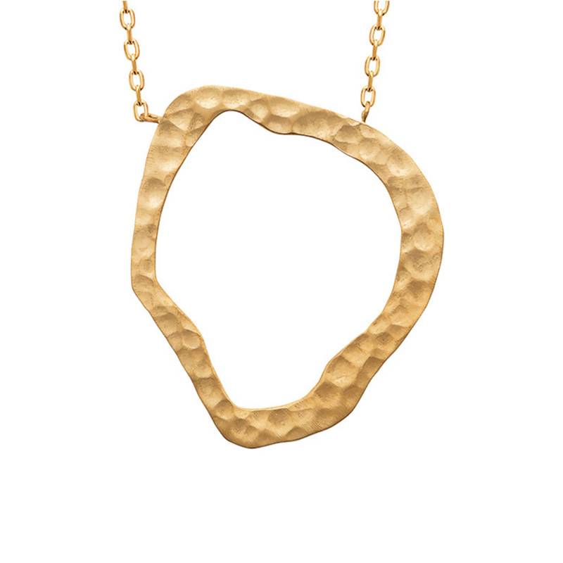 Azelie 750 Yellow Gold-Plated Necklace, 45 cm Length - Ana & Cha