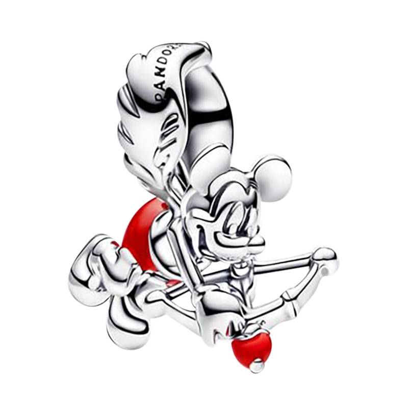 925 Silver & Red Resin Disney Mickey Cupid Charm - Pandora