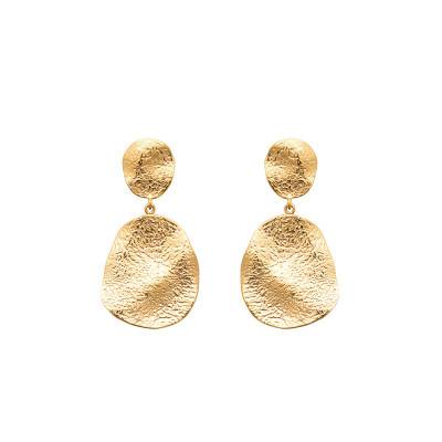 Boucles d'Oreilles Suzie Plaqué Or Jaune - Ana & Cha