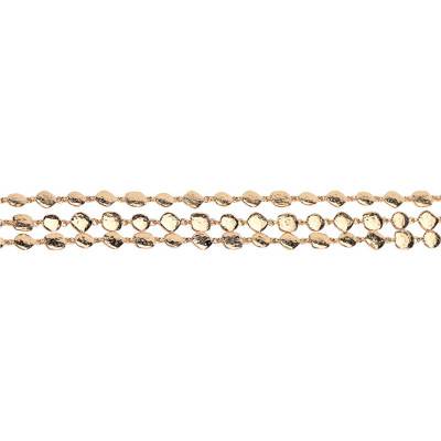 Bracelet Julia plaqué or, Longueur 14,8 cm à 18 cm, Largeur 14,00 mm - Ana & Cha