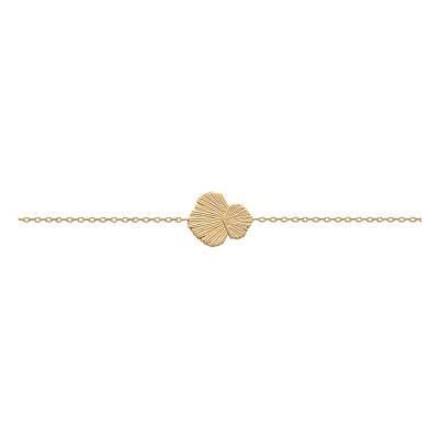 Bracelet Louise Plaqué Or Jaune, Longueur 18 cm - Ana & Cha
