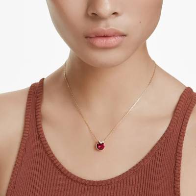 Collier Bella V Métal Doré & Cristaux Bicolores, Longueur 38 à 43 cm - 5724287 - Swarovski