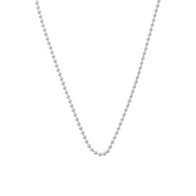 Collier Chaîne Boules en Argent 925, Longueur 42 cm - Artemis