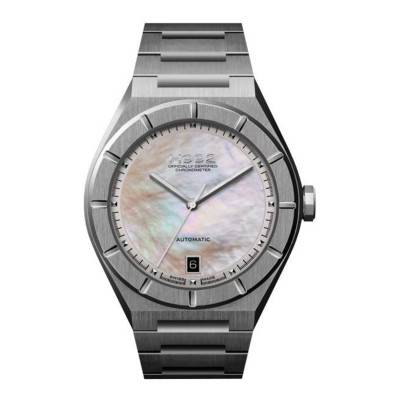 Montre H2 Mother of Pearl + Silver Bracelet Acier - H992
