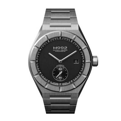 Montre H1 Black + Silver Bracelet Acier - H992