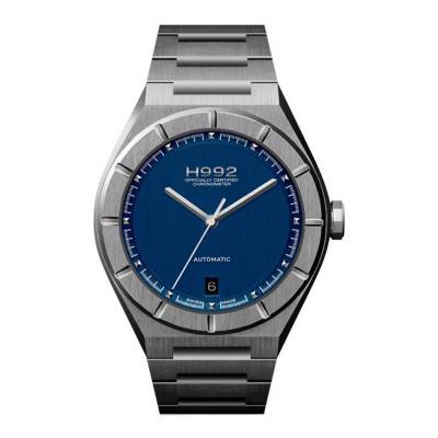 Montre H2 Blue + Silver Bracelet Acier - H992