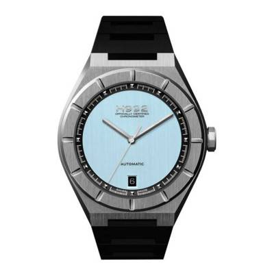 Montre H2 Celestial Blue + Silver Bracelet Caoutchouc - H992